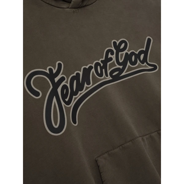Fear of God Fear of God Classic Pocket Hoodie in Faded Brown | Sweatshirts | Luxury Shoes 