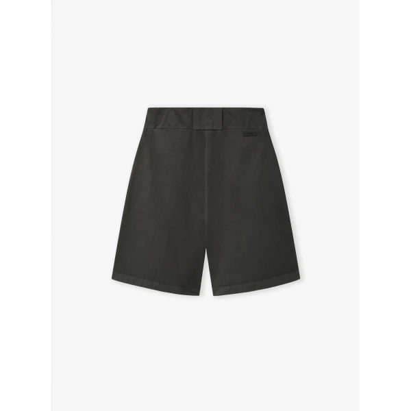 Fear of God Garment Dyed Cotton Casual Short in Dark Grey | Shorts | Luxury Shoes 
