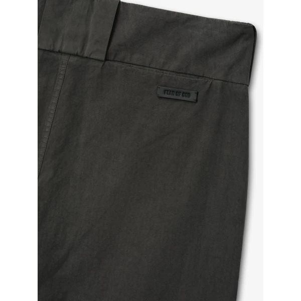 Fear of God Garment Dyed Cotton Casual Short in Dark Grey | Shorts | Luxury Shoes 