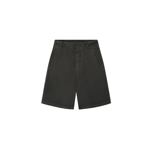 Fear of God Garment Dyed Cotton Casual Short in Dark Grey | Luxury Shoes 