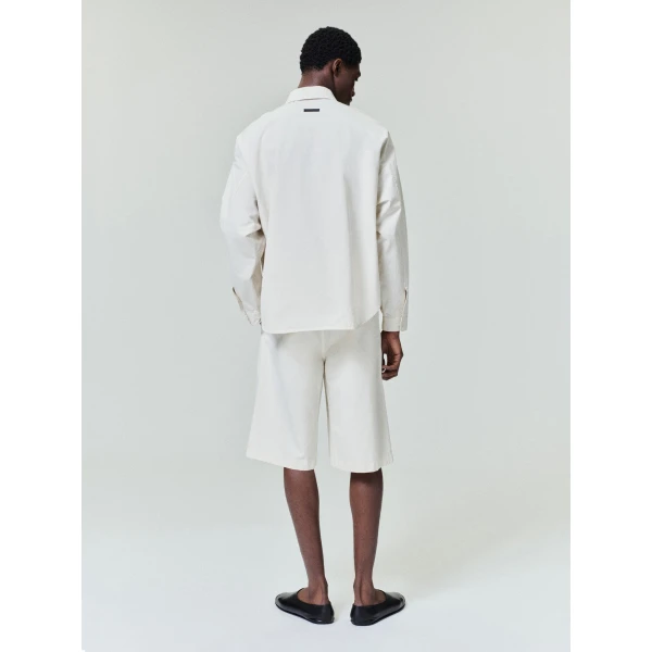 Fear of God Garment Dyed Cotton Casual Short in Natural | Shorts | Luxury Shoes 