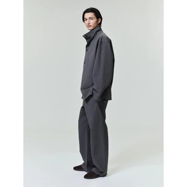 Fear of God Garment Dyed Cotton Sport Jacket in Dark Grey | Men Jackets | Luxury Shoes 