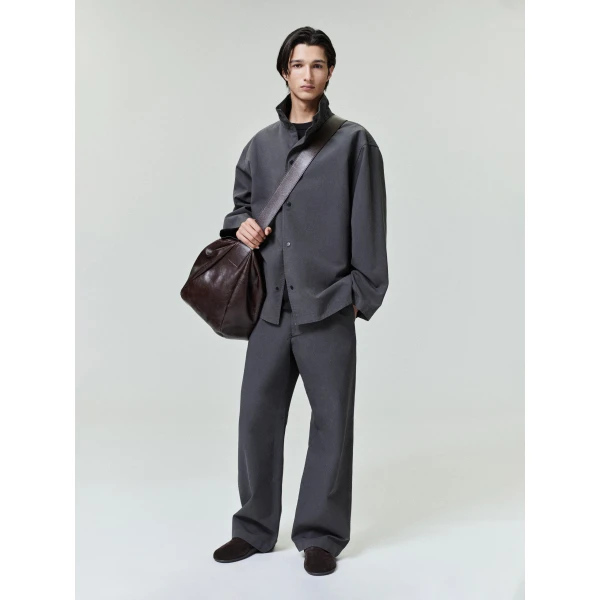 Fear of God Garment Dyed Cotton Sport Jacket in Dark Grey | Men Jackets | Luxury Shoes 