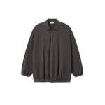 Fear of God Garment Dyed Cotton Windbreaker in Dark Grey | Luxury Shoes 