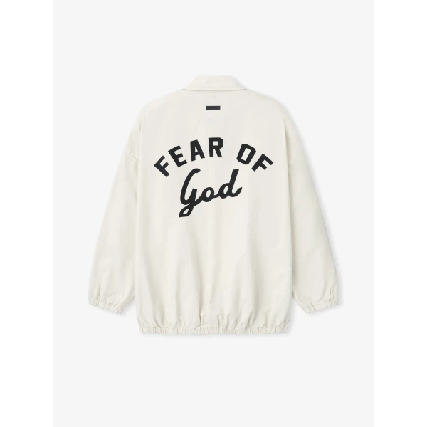 Fear of God Garment Dyed Cotton Windbreaker in Natural | Men Jackets | Luxury Shoes 