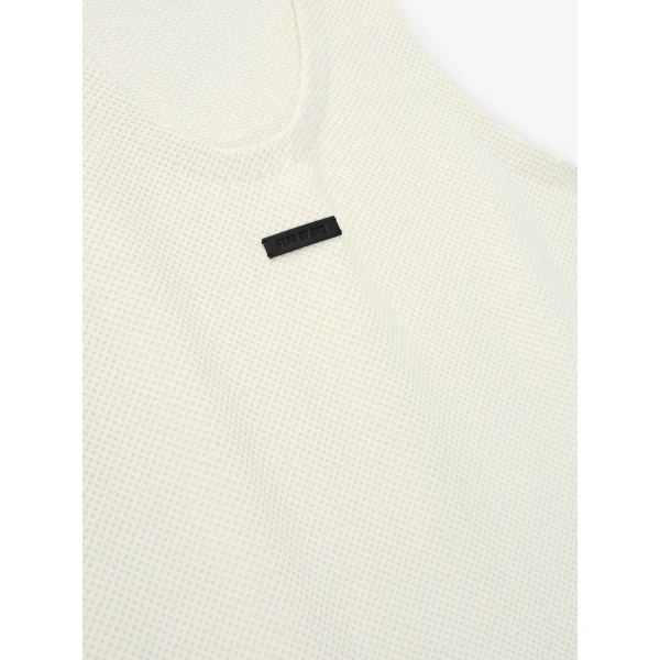 Fear of God Knitted Tank Top in Cream | Men Knitwear | Luxury Shoes 