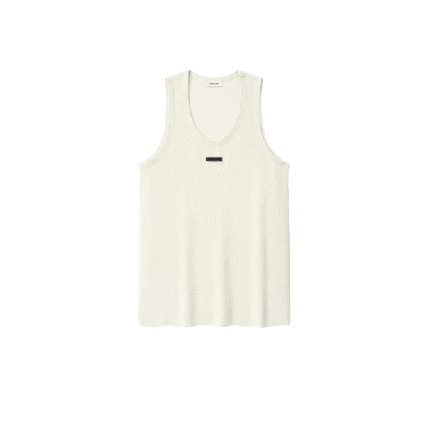Knitted Tank Top in Cream