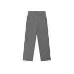 Fear of God Mouline Wool Casual Flat Front Pant in Off White and Black | Luxury Shoes 