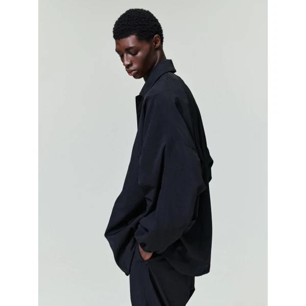 Fear of God Nylon Ripstop Tech Windbreaker in Black | Men Jackets | Luxury Shoes 