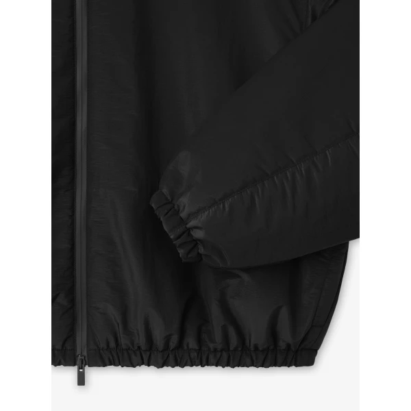 Fear of God Nylon Taffeta Padded Bomber Jacket in Off Black | Men Jackets | Luxury Shoes 