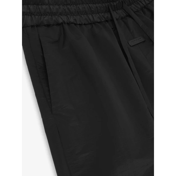 Fear of God Nylon Taffeta Padded Sport Short in Off Black | Shorts | Luxury Shoes 