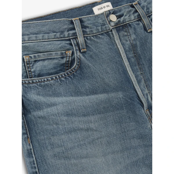 Fear of God Straight 5 Pocket Jean in Medium Indigo | Pants | Luxury Shoes 