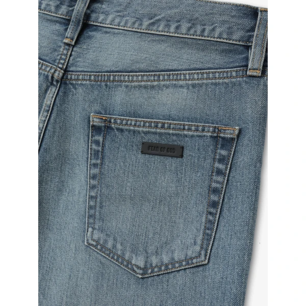 Fear of God Straight 5 Pocket Jean in Medium Indigo | Pants | Luxury Shoes 