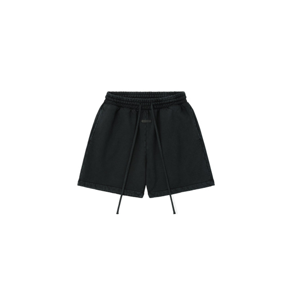 Fear of God Sunfaded Vacation Sweatshort in Black | Luxury Shoes 