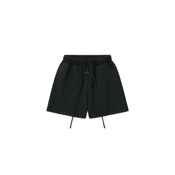 Fear of God Sunfaded Vacation Sweatshort in Black | Luxury Shoes 