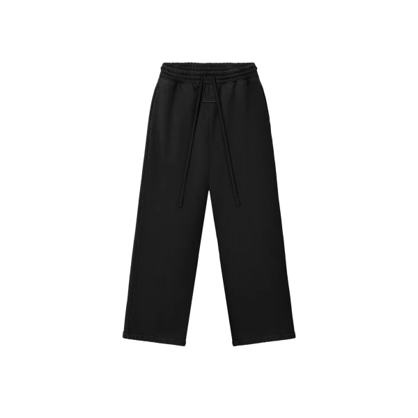Fear of God Sunfaded Wide Leg Sweatpant in Black | Luxury Shoes 