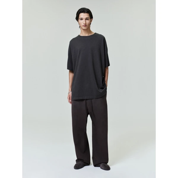 Fear of God Sunfaded Wide Leg Sweatpant in Dark Brown | Pants | Luxury Shoes 