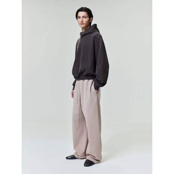 Fear of God Sunfaded Wide Leg Sweatpant in Dune Pearl | Pants | Luxury Shoes 