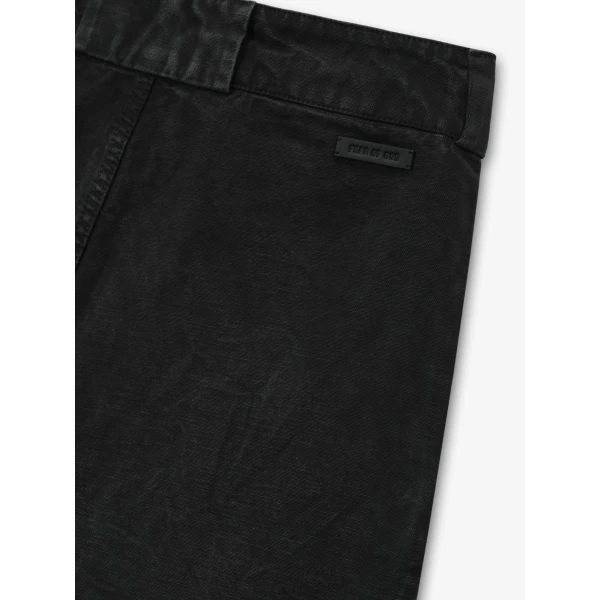 Fear of God Washed Canvas Utility Pant in Washed Black | Pants | Luxury Shoes 