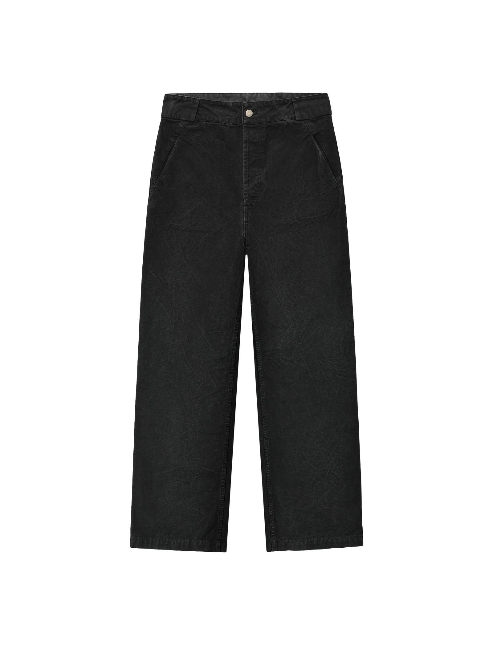 Fear of God Washed Canvas Utility Pant in Washed Black Fear of God Washed Canvas Utility Pant in Washed Black | Luxury Shoes