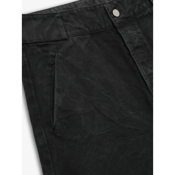Fear of God Washed Canvas Utility Shorts in Washed Black | Shorts | Luxury Shoes 