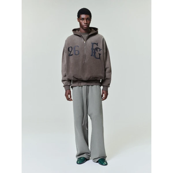 Fear of God Wide Leg Sweatpants in Clay | Pants | Luxury Shoes 