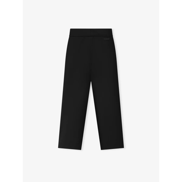 Fear of God Wool Poplin Casual Flat Front Pants in Black | Pants | Luxury Shoes 