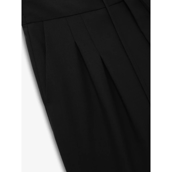 Fear of God Wool Ripstop Baggy Shorts in Black | Shorts | Luxury Shoes 