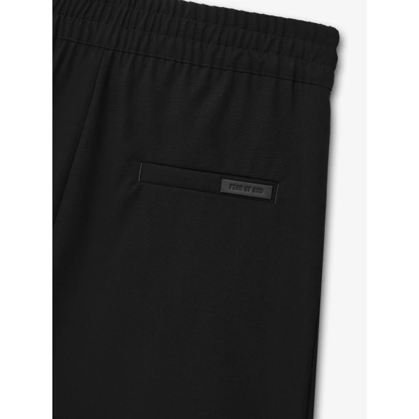 Fear of God Wool Ripstop Baggy Shorts in Black | Shorts | Luxury Shoes 