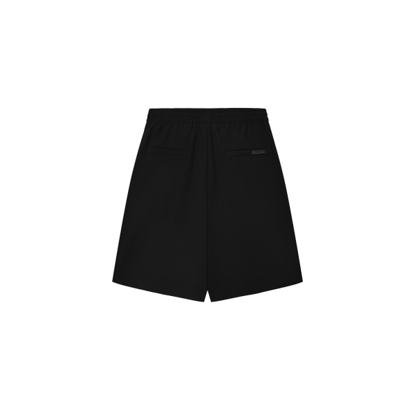 Fear of God Wool Ripstop Baggy Shorts in Black | Luxury Shoes 