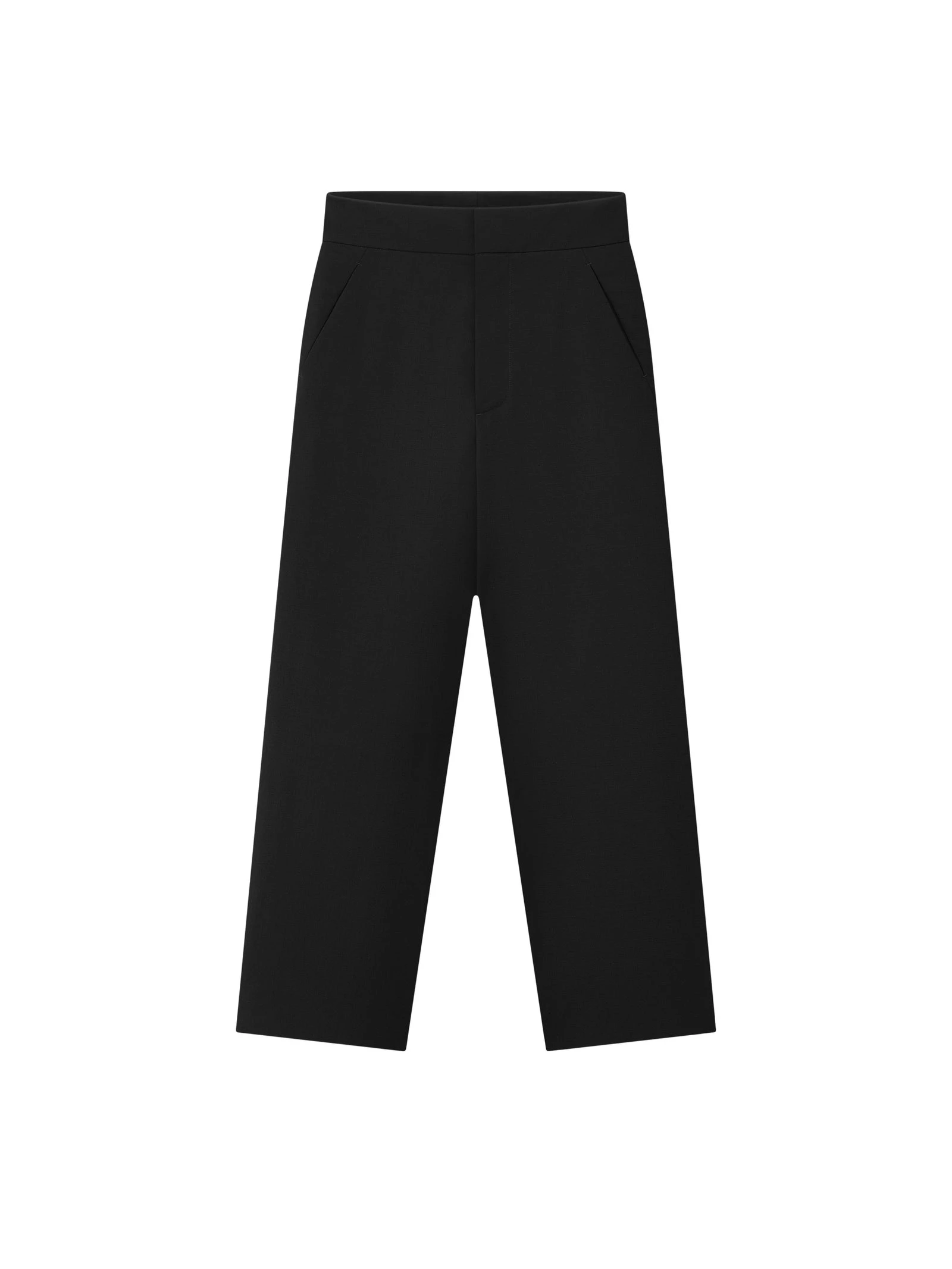 Fear of God Wool Ripstop Casual Flat Front Pant in Black Fear of God Wool Ripstop Casual Flat Front Pant in Black | Luxury Shoes