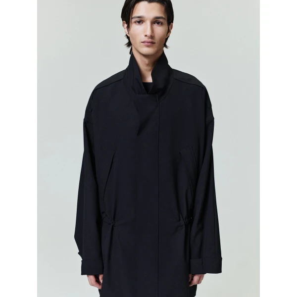Fear of God Wool Ripstop Parka in Black | Men Coats | Luxury Shoes 