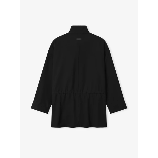 Fear of God Wool Ripstop Parka in Black | Men Coats | Luxury Shoes 