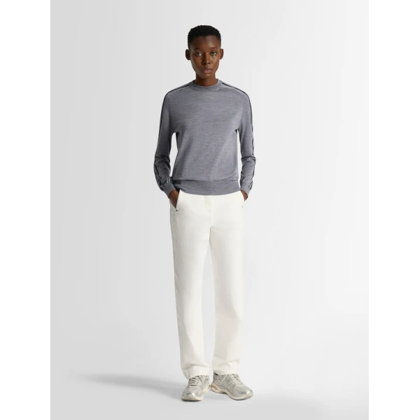 Fusalp Anayral Sweater in Mouse Grey and Black, view 2 | Sweaters | Luxury Shoes 