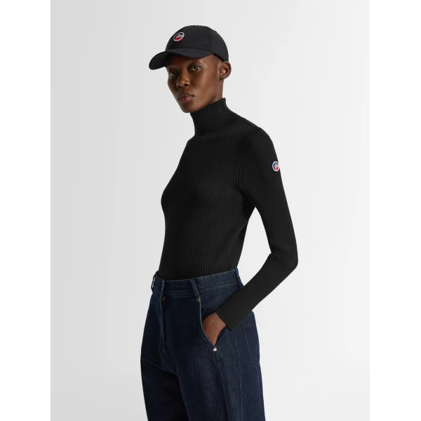 Fusalp Ancelle Sweater in Black, view 2 | Turtlenecks | Luxury Shoes 