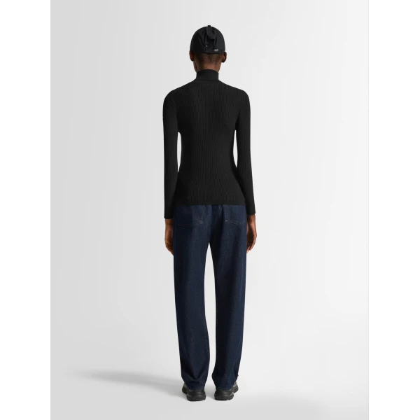Fusalp Ancelle Sweater in Black, view 4 | Turtlenecks | Luxury Shoes 