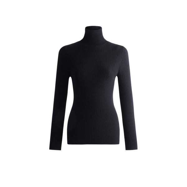 Fusalp Ancelle Sweater in Black | Turtlenecks | Luxury Shoes 