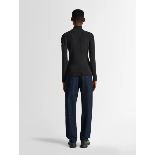 Fusalp Andromede Sweater in Black and Snow, view 4 | Sweaters | Luxury Shoes 