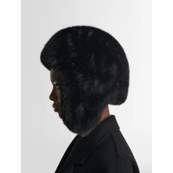 Fusalp Arctic Chapka in Black, view 3 | Hats | Luxury Shoes 