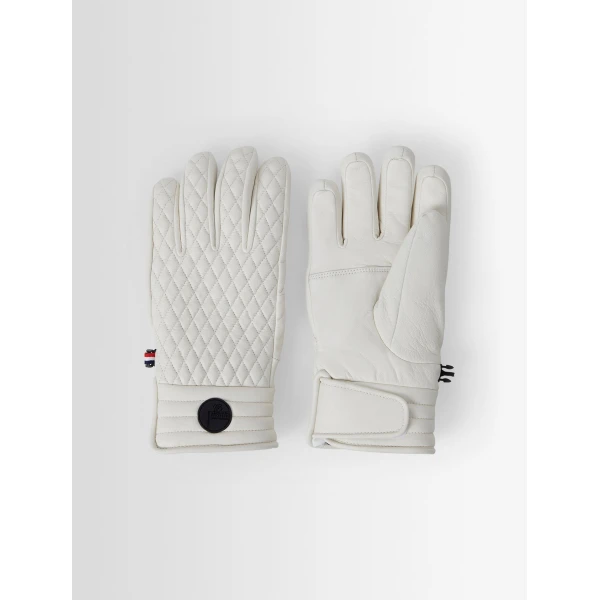 Fusalp Athena Ski Gloves in Snow, view 2 | Gloves | Luxury Shoes 
