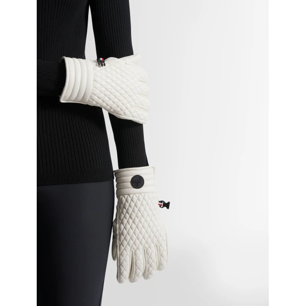 Fusalp Athena Ski Gloves in Snow, view 4 | Gloves | Luxury Shoes 