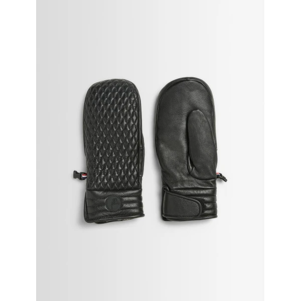 Fusalp Athena Ski Mittens in Black, view 2 | Gloves | Luxury Shoes 