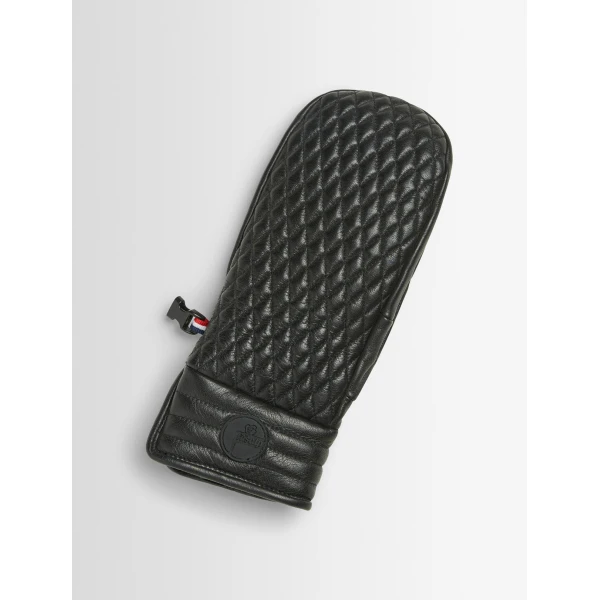Fusalp Athena Ski Mittens in Black, view 3 | Gloves | Luxury Shoes 
