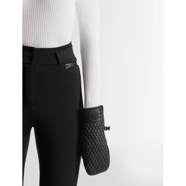 Fusalp Athena Ski Mittens in Black, view 5 | Gloves | Luxury Shoes 
