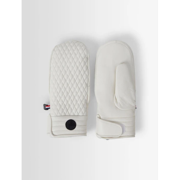 Fusalp Athena Ski Mittens in Snow, view 2 | Gloves | Luxury Shoes 