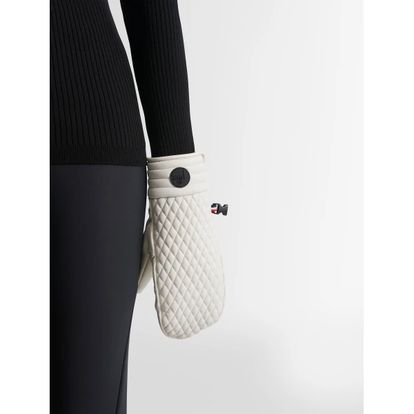 Fusalp Athena Ski Mittens in Snow, view 5 | Gloves | Luxury Shoes 