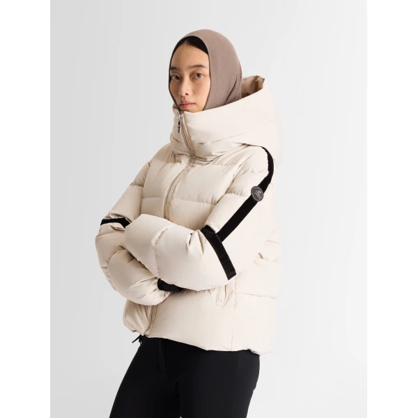 Fusalp Barsy Ski Down Jacket in Mastic, view 3 | Ski Jackets | Luxury Shoes 