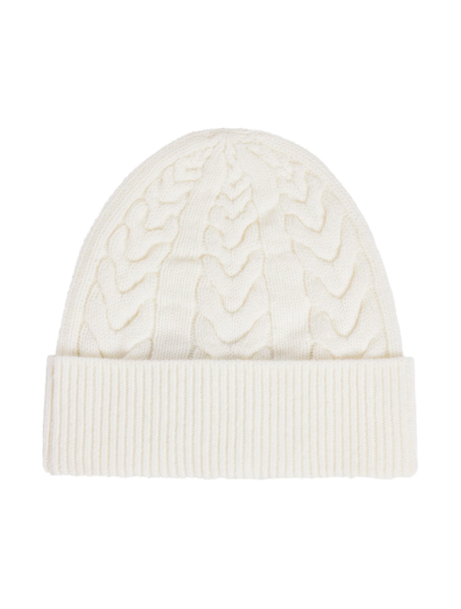 Fusalp Cable Beanie in Snow Fusalp Cable Beanie in Snow | Hats | Luxury Shoes