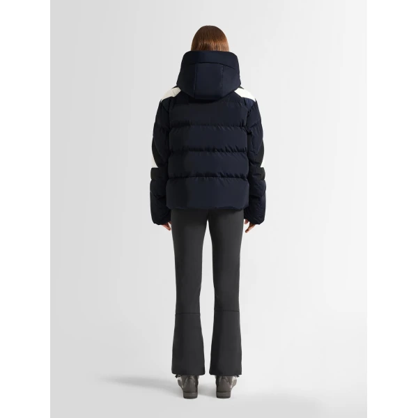 Fusalp Charloy Down Jacket in Navy, Black and Snow, view 4 | Ski Jackets | Luxury Shoes 