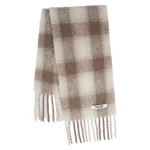 Fusalp Check Scarf in Ombre Check Arctic Wolf and Falcon Fusalp Check Scarf in Ombre Check Arctic Wolf and Falcon | Scarves | Luxury Shoes